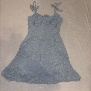 Blue flower pattern Dress